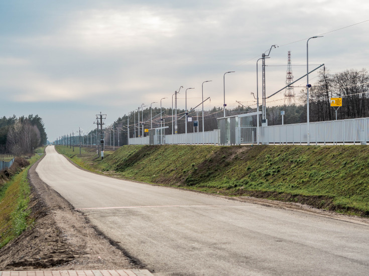 E75, Rail Baltica, CEF, podjazd, Szulborze Wielkie, przebudowany przystanek