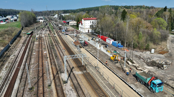 LK8, przewóz towarów, Zagnańsk, stacja kolejowa