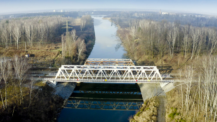 POIiŚ 2014-2020, most kolejowy, Toszek Północ, Rudziniec Gliwicki, Kanał Kędzierzyński