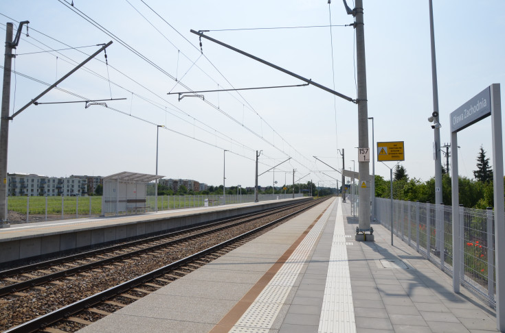 nowy przystanek, nowa infrastruktura, Oława Zachodnia