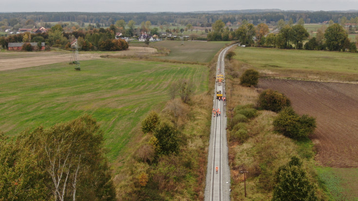 prace torowe, nowa infrastruktura, LK217, Pieniężno, Orneta