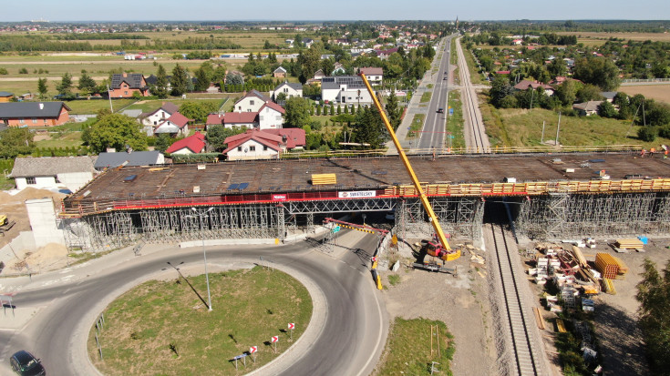 Mielec, LK25, prace budowlane, nowa infrastruktura, nowy wiadukt drogowy