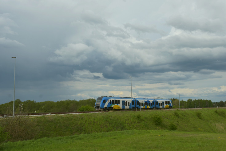 tor, Szczecinek, Runowo Pomorskie, nowa infrastruktura, pociąg pasażerski, LK210