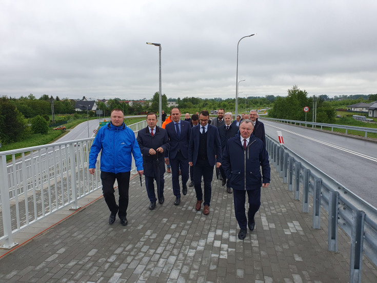 Mielec, LK25, Merchel Ireneusz, briefing prasowy, nowa infrastruktura, otwarcie nowego wiaduktu, Poręba Tomasz