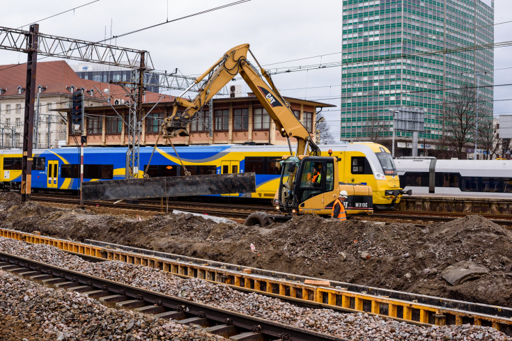 peron, Gdańsk, modernizacja, stacja, POIiŚ 2014-2020, pociąg, Program Operacyjny Infrastruktura i Środowisko, Gdańsk Główny, SKM Trójmiasto, prace budowlane, inwestycja