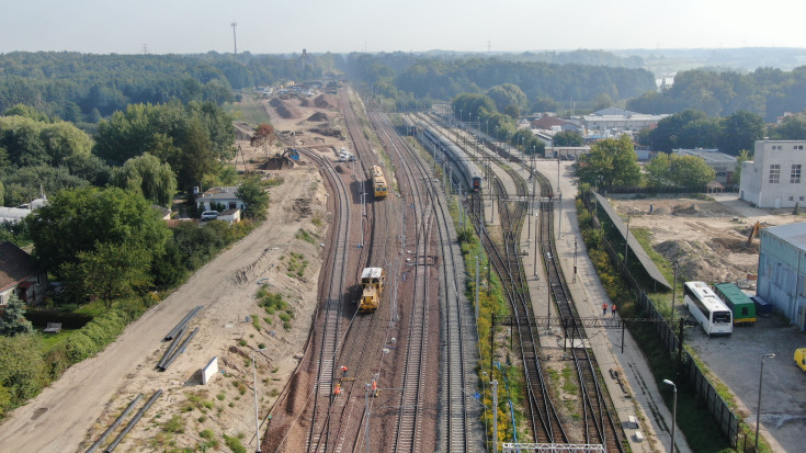 Olsztyn Główny, nowa infrastruktura, prace na stacji kolejowej