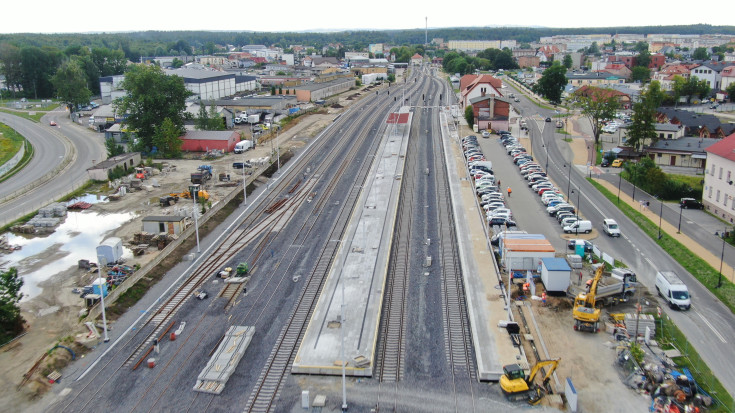 stacja, Kartuzy, nowy tor, nowa infrastruktura, nowy peron