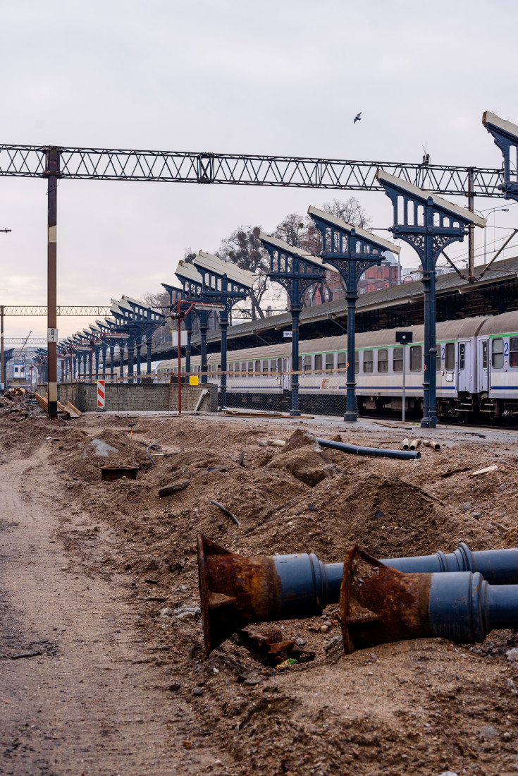 peron, Gdańsk, modernizacja, przejście podziemne, stacja, POIiŚ 2014-2020, wiata, Program Operacyjny Infrastruktura i Środowisko, Gdańsk Główny, tor, inwestycja