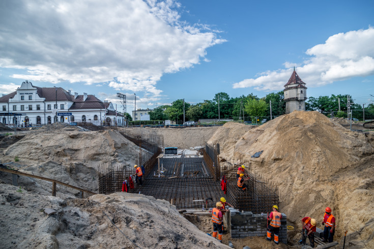 peron, modernizacja, przejście podziemne, stacja, CEF, Łącząc Europę, E20, Biała Podlaska, inwestycja