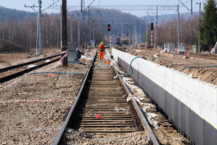 modernizacja, POIiŚ 2014-2020, małopolskie, Leńcze, przystanek, kolejowa zakopianka