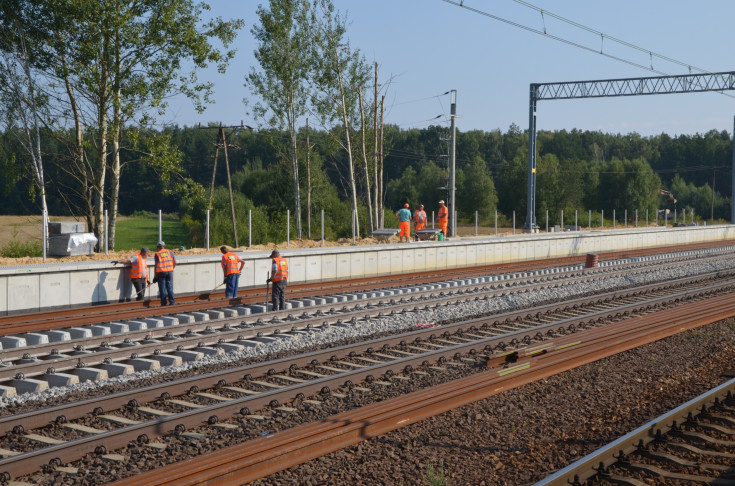 CMK, modernizacja, LK4, Opoczno Południe, nowy rozjazd, nowy tor