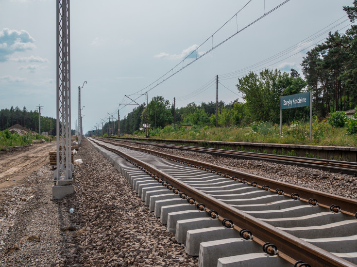 E75, Rail Baltica, CEF, Zaręby Kościelne