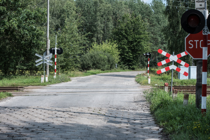 modernizacja, przejazd kolejowo-drogowy, LK8, przed modernizacją, Michalczew, inwestycja