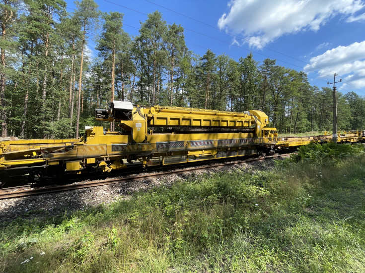 Radzice, Tomaszów Mazowiecki, PUN, maszyna, LK22, prace utrzymaniowe