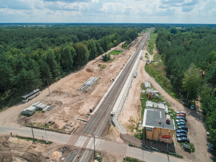 E75, Rail Baltica, CEF, Sadowne Węgrowskie