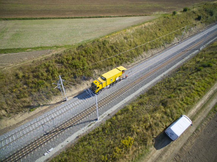 Toszek, Rudziniec, Stare Koźle, LK153, zgrzewanie szyn