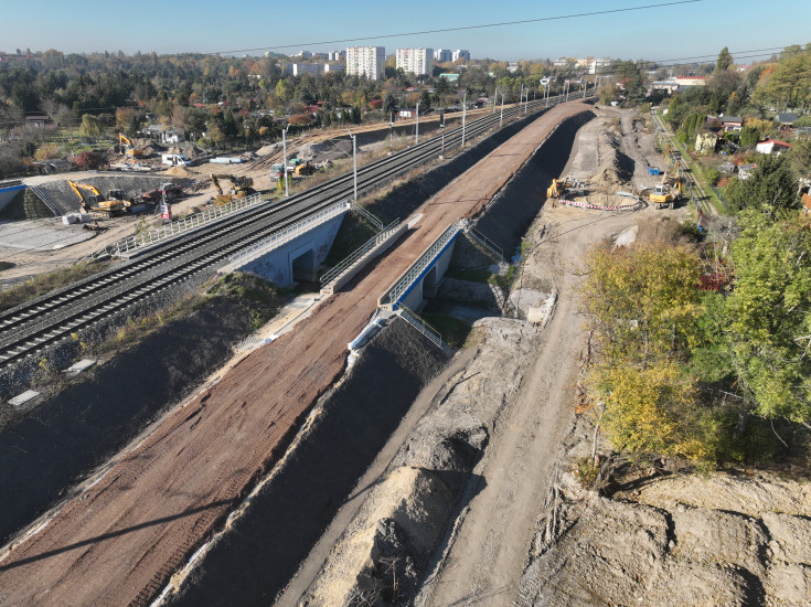 POIiŚ 2014-2020, Łódź, drążenie tunelu kolejowego, Koziny, Polesie, FEnIKS