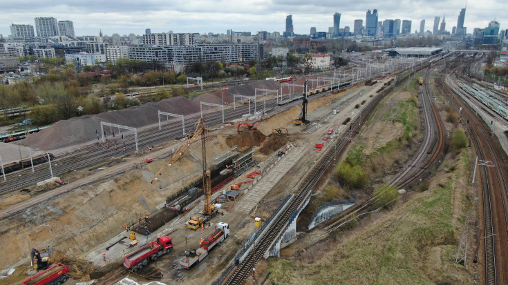 Warszawa Zachodnia, linia średnicowa, warszawska linia średnicowa, Budimex, przebudowa toru, WWK