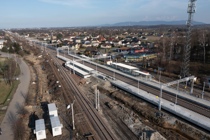 CEF, śląskie, modernizacja stacji, maszyna, Czechowice-Dziedzice, nowy  most, Zabrzeg, Goczałkowice-Zdrój