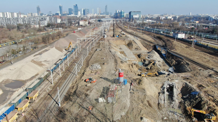 Warszawa Zachodnia, linia średnicowa, warszawska linia średnicowa, budowa peronu, Budimex, WWK