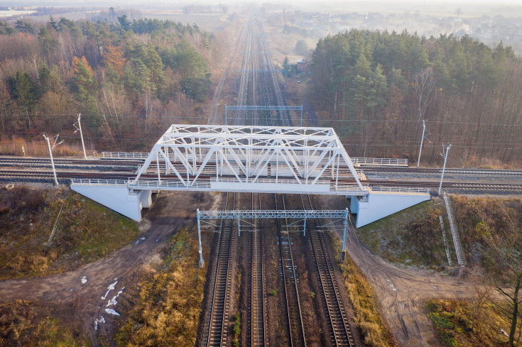 POIiŚ 2014-2020, Toszek Północ, Rudziniec Gliwicki, Paczyna, nowy wiadukt kolejowy