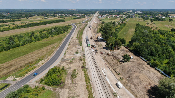 poprawa przepustowości, Warszawa, pociąg, Radom, LK8, nowy przystanek, nowa infrastruktura