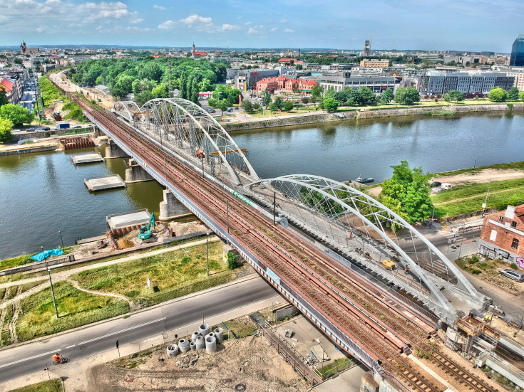 Kraków, San, nowy  most