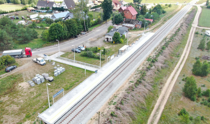 nowy przystanek, nowa infrastruktura, Kalisz Kaszubski