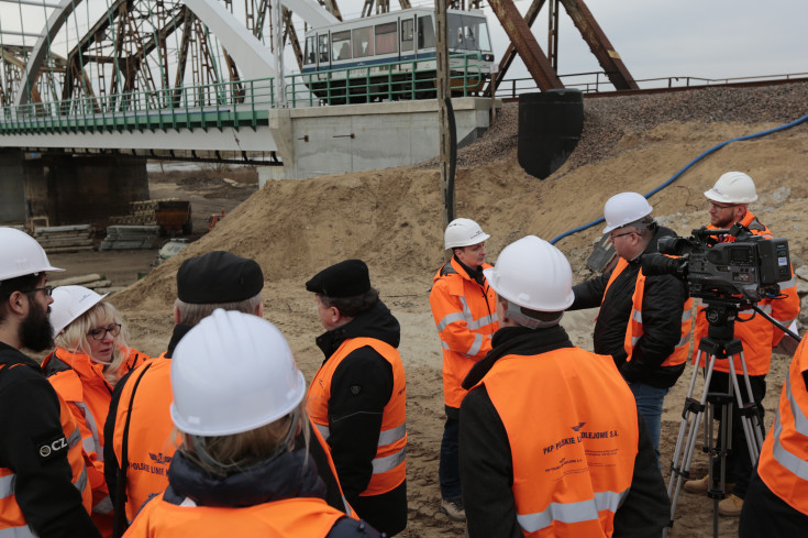 E75, Rail Baltica, CEF, Małkinia, briefing prasowy