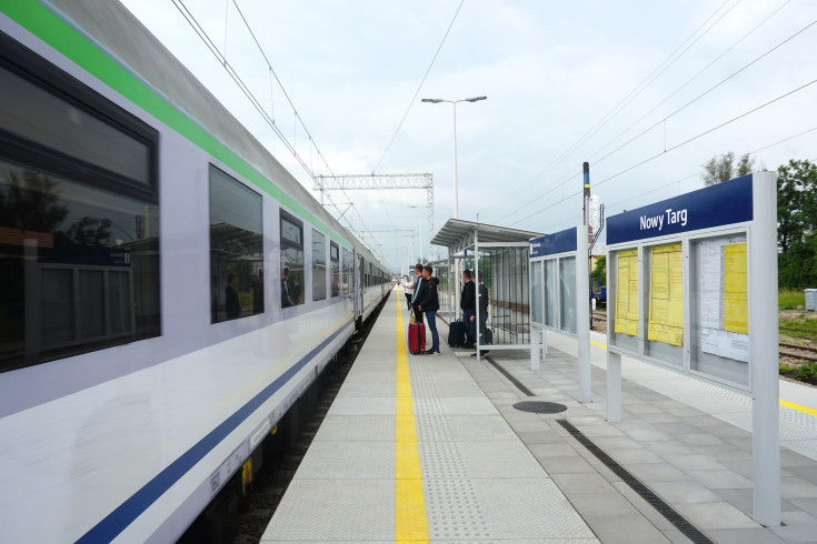 modernizacja, PKP Intercity, LK99, LK97, LK98, Nowy Targ, nowa infrastruktura pasażerska, pociąg pasażerski, kolejowa zakopianka