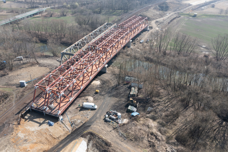 CEF, śląskie, modernizacja stacji, maszyna, Czechowice-Dziedzice, nowy  most, Zabrzeg, Goczałkowice-Zdrój