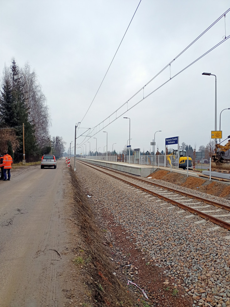 nowy przystanek, nowa infrastruktura pasażerska, LK117, Wadowice Osiedle Podhalanin