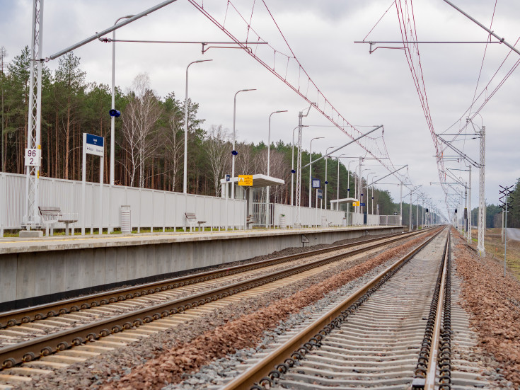 E75, Rail Baltica, CEF, Zaręby Kościelne, przystanek