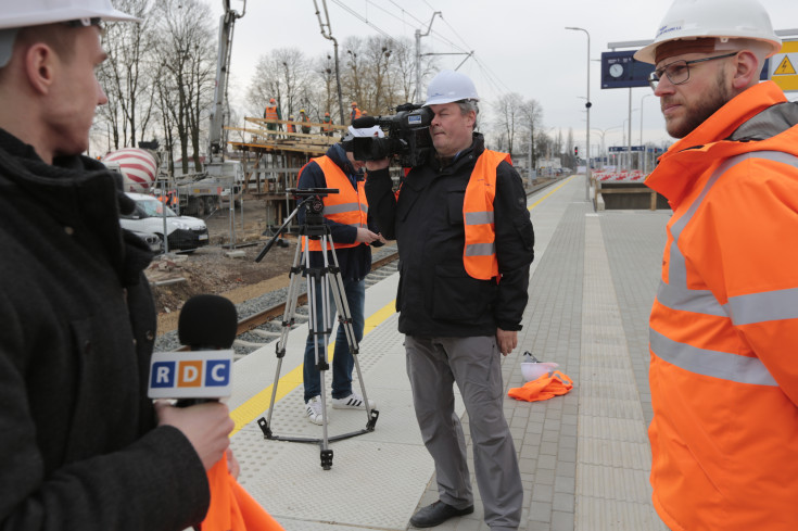 E75, Rail Baltica, CEF, Małkinia, briefing prasowy