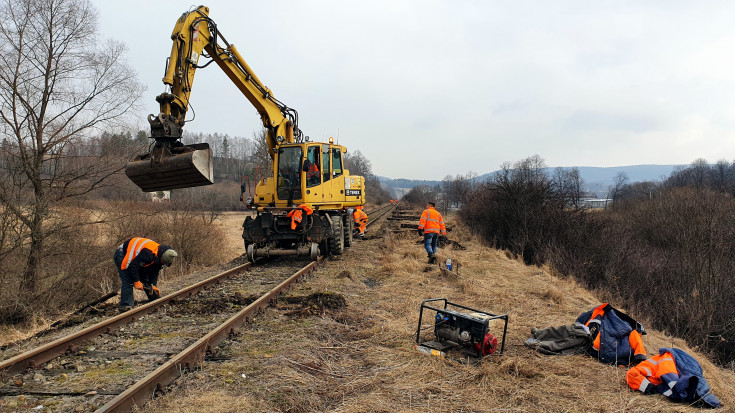 LK108, prace na linii, Olszanica