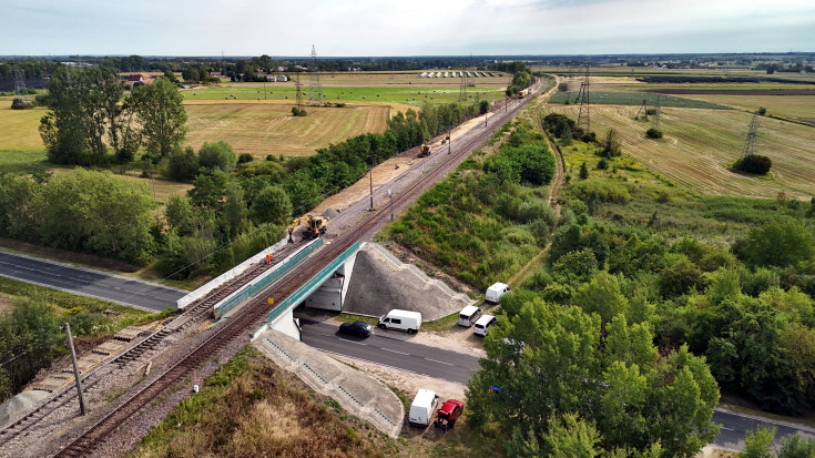 prace na linii, Grybów, LK70, Staszów