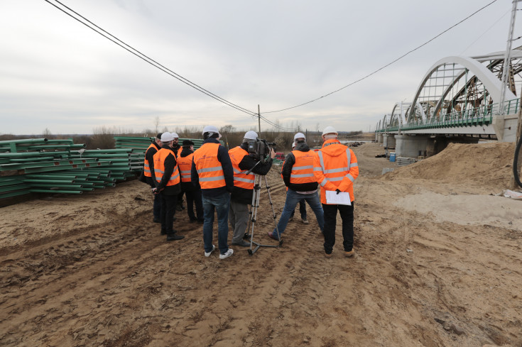 E75, Rail Baltica, CEF, Małkinia, briefing prasowy