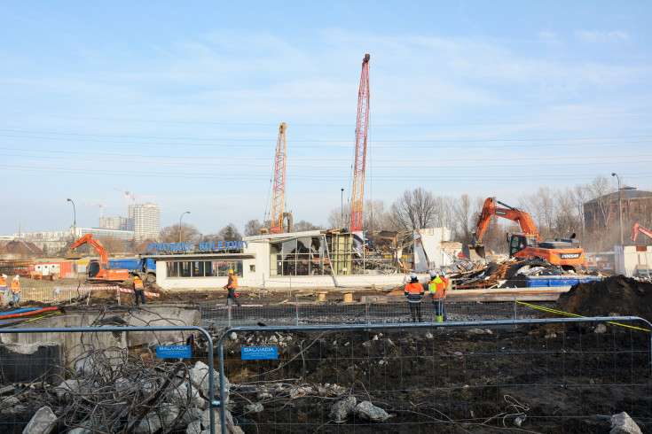 Warszawa Zachodnia, linia średnicowa, Budimex, nowa kładka