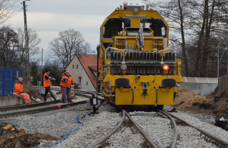 tor, tłuczeń, maszyna, Polanica-Zdrój