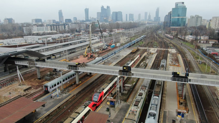 peron, stacja, Warszawa Zachodnia, warszawska linia średnicowa, pociąg pasażerski