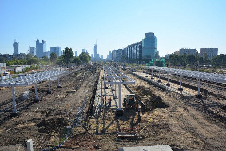 Warszawa Zachodnia, wiata, linia średnicowa, warszawska linia średnicowa, Budimex, nowe przejście podziemne, nowa wiata, WWK