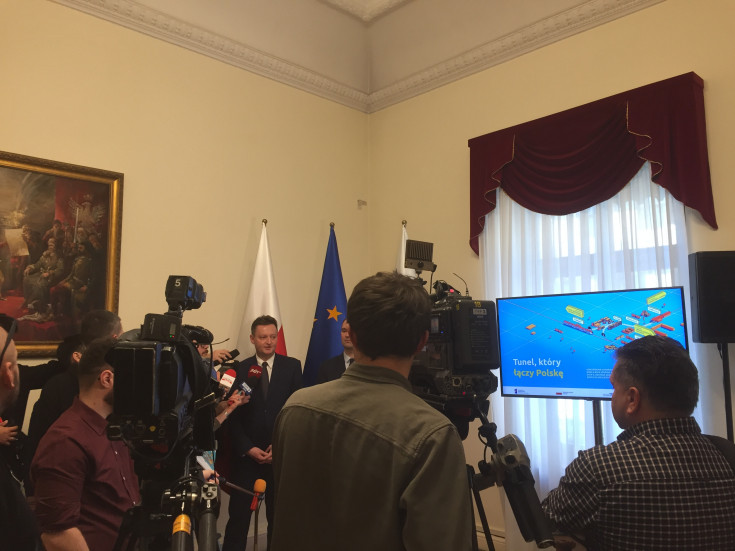 tunel, Łódzki Węzeł Kolejowy, TBM, briefing prasowy, Bresch Arnold, tarcza