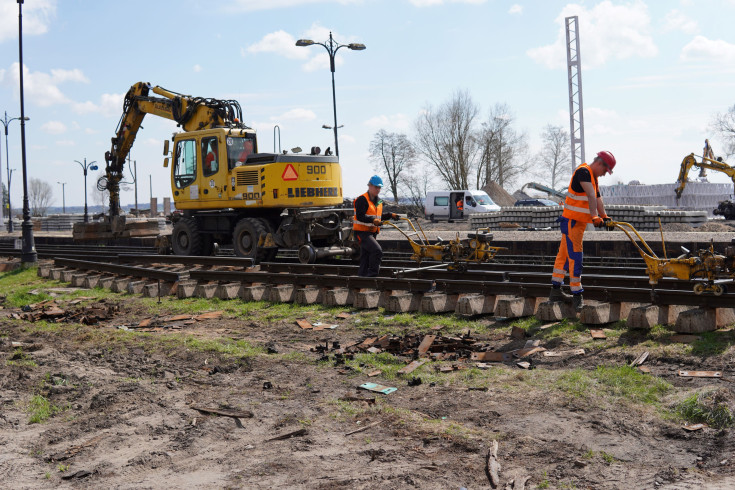 Giżycko, nowa infrastruktura, LK38, prace na stacji kolejowej