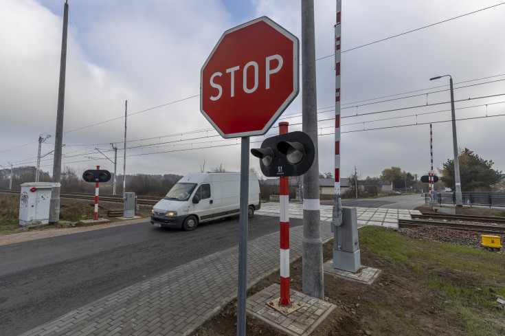 przejazd kolejowo-drogowy, Mysłaków, nowa infrastruktura