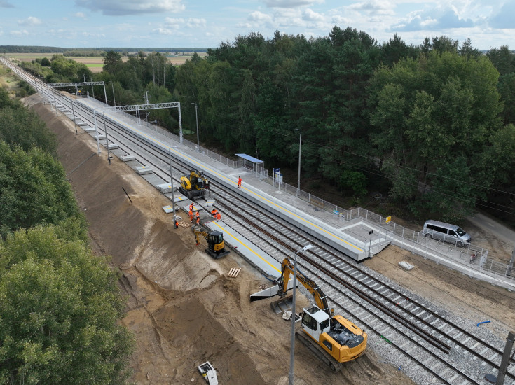 nowy przystanek, nowy peron, LK26, Borowino