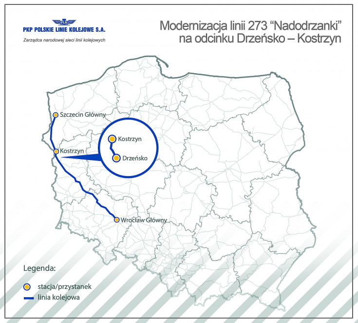 peron, modernizacja, stacja, wiata, Kostrzyn, Nadodrzanka, Drzeńsko, ławka, tablica informacyjna