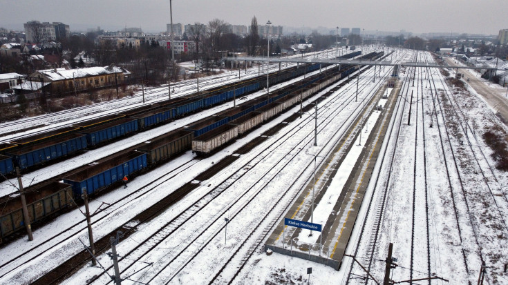 stacja, Kielce Herbskie, tor, głowica rozjazdowa