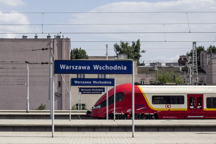 Warszawa Wschodnia, pociąg, tor, infrastruktura kolejowa