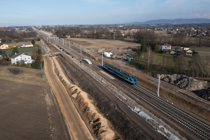 CEF, śląskie, modernizacja stacji, maszyna, Czechowice-Dziedzice, nowy  most, Zabrzeg, Goczałkowice-Zdrój