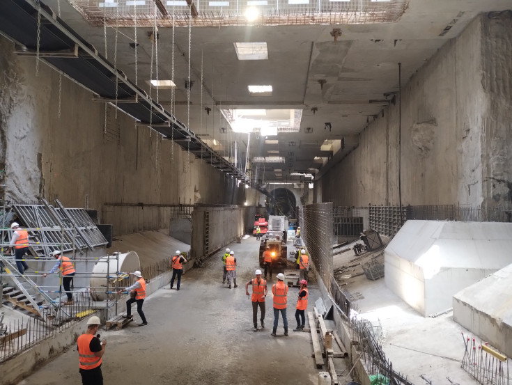 TBM, wizyta techniczna, Katarzyna, Łódź Polesie, postęp prac, Klimczak Dariusz, tunel w Łodzi